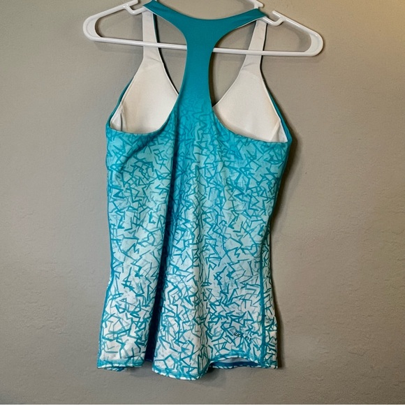 Nike Women’s Advantage Blue Printed Tank Sz M - Picture 6 of 6